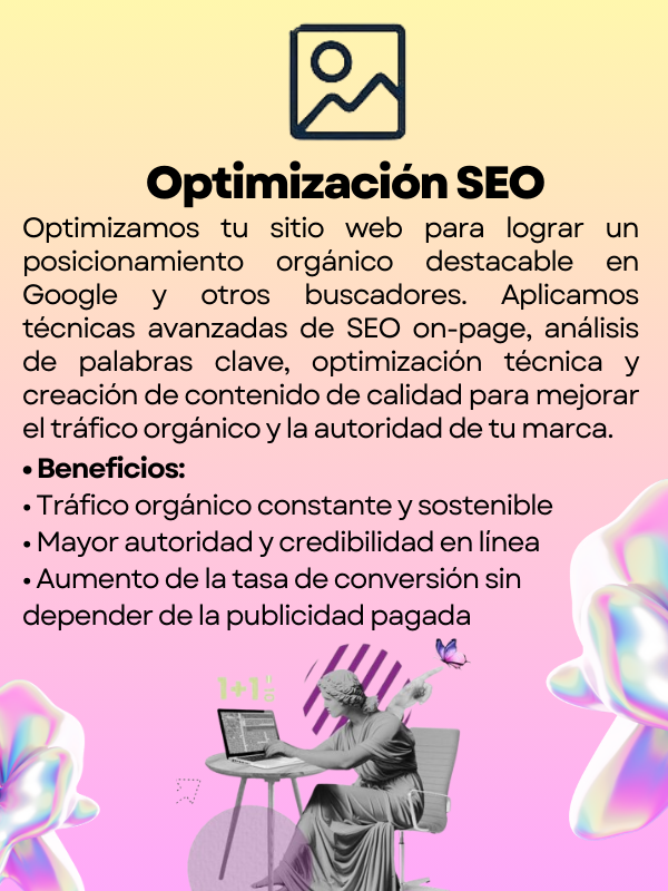 Ilustración 2D representando Optimización SEO